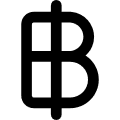 Baht Icon from Core Remix Set