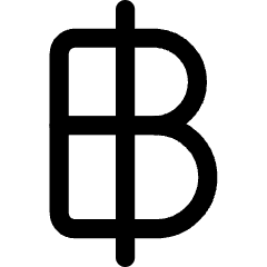 Baht Icon from Core Line Set