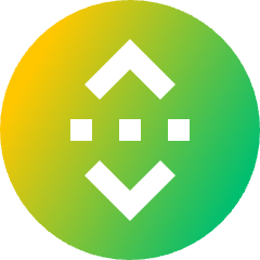 Binance Circle Icon from Sharp Gradient Set