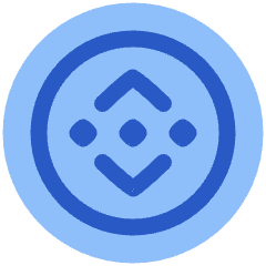 Binance Circle Icon from Plump Flat Set