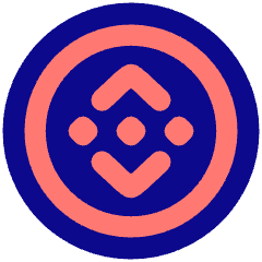 Binance Circle Icon from Plump Pop Set