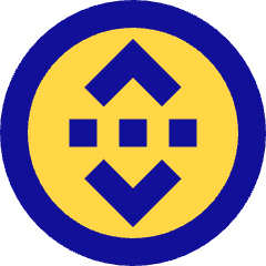 Binance Circle Icon from Sharp Pop Set