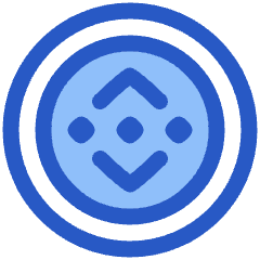 Binance Circle Icon from Plump Duo Set