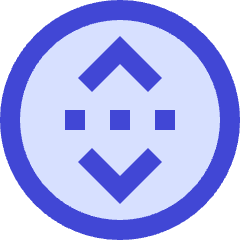 Binance Circle Icon from Sharp Duo Set