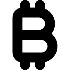 Bitcoin Icon from Core Solid Set