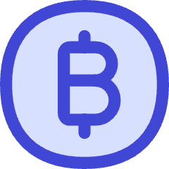 Bitcoin Circle 1 Icon from Flex Duo Set