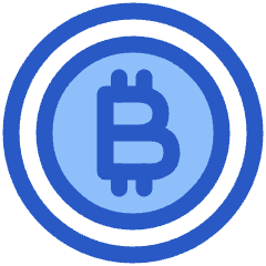 Bitcoin Circle 1 Icon from Plump Duo Set