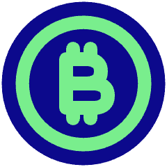 Bitcoin Circle 1 Icon from Plump Pop Set