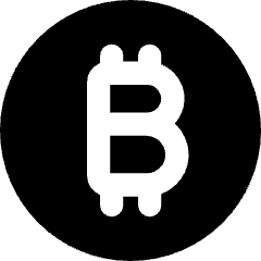Bitcoin Circle 1 Icon from Core Solid Set