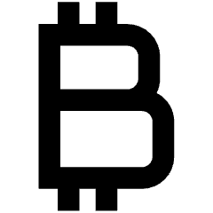 Bitcoin Icon from Sharp Remix Set