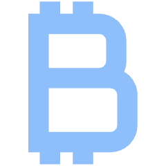 Bitcoin Icon from Sharp Flat Set