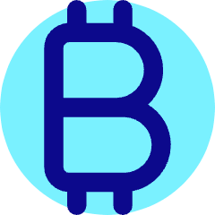 Bitcoin Icon from Core Pop Set