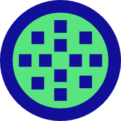 Cardano Circle Icon from Sharp Pop Set