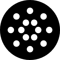 Cardano Circle Icon from Core Solid Set