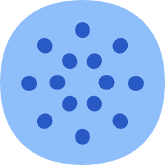 Cardano Circle Icon from Flex Flat Set