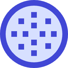 Cardano Circle Icon from Sharp Duo Set