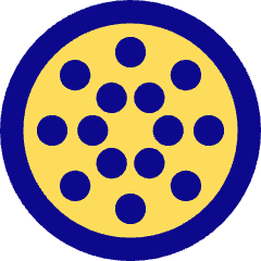 Cardano Circle Icon from Core Pop Set