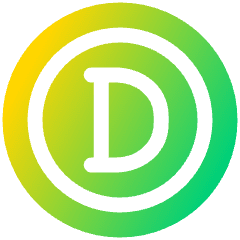 Doge Circle Icon from Plump Gradient Set