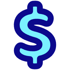 Dollar Icon from Plump Pop Set