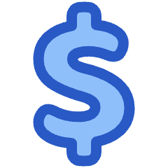 Dollar Icon from Plump Duo Set