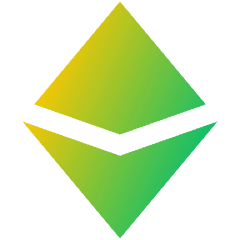Ethereum Icon from Sharp Gradient Set