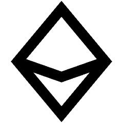 Ethereum Icon from Sharp Line Set