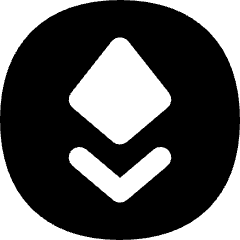 Ethereum Circle Icon from Flex Solid Set