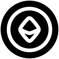 Ethereum Circle Icon from Plump Solid Set