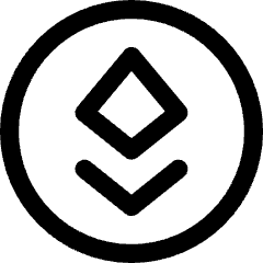 Ethereum Circle Icon from Core Line Set