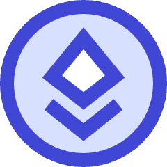 Ethereum Circle Icon from Sharp Duo Set