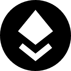 Ethereum Circle Icon from Sharp Solid Set