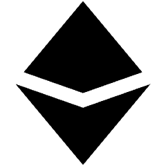 Ethereum Icon from Sharp Solid Set
