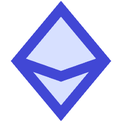 Ethereum Icon from Sharp Duo Set