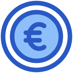 Euro Circle Icon from Plump Duo Set