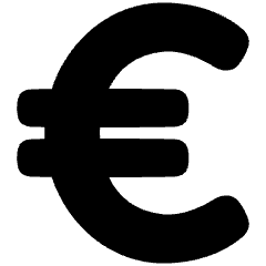 Euro Icon from Plump Solid Set