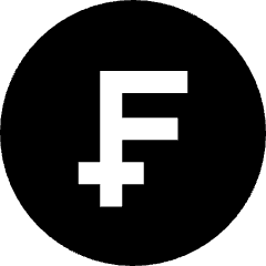 Franc Circle Icon from Sharp Solid Set