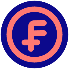 Franc Circle Icon from Plump Pop Set