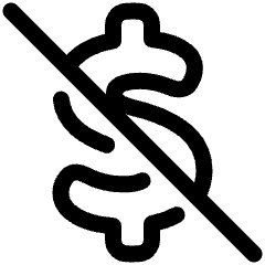 Money Currency Off Icon from Plump Line Set