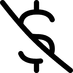 Money Currency Off Icon from Flex Line Set