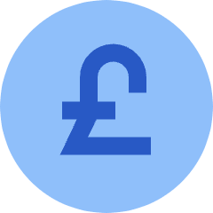 Pound Circle Icon from Sharp Flat Set