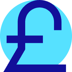 Pound Icon from Sharp Pop Set