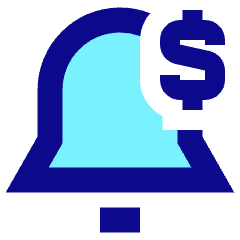 Price Alert Icon from Sharp Pop Set