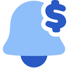 Price Alert Icon from Plump Flat Set