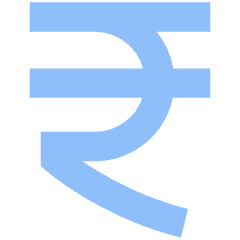 Rupee Icon from Sharp Flat Set