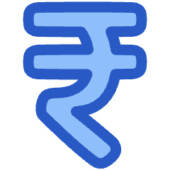 Rupee Icon from Plump Duo Set