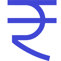 Rupee Icon from Sharp Duo Set