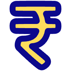 Rupee Icon from Plump Pop Set