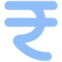 Rupee Icon from Flex Flat Set
