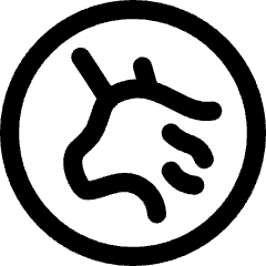 Uniswap Circle Icon from Core Line Set