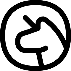 Uniswap Circle Icon from Flex Line Set